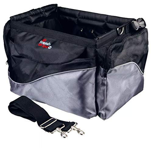 Trixie 13113 Front-Box, 41 × 26 × 26 cm, schwarz/grau