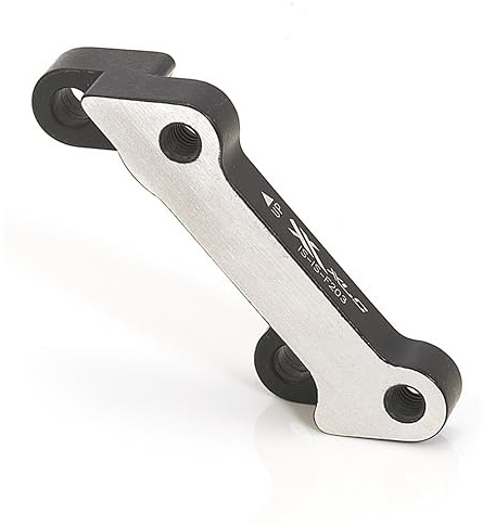 XLC Unisex – Erwachsene Br-x29 Scheibenbremsadapter Für is-Bremse, Schwarz, Silber, Unisize EU