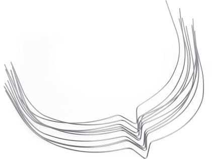 VBS XXL Cintre pour lanternes Cintre en fil métallique 100 pièces Métal Enfants Bricolage de lanternes DIY