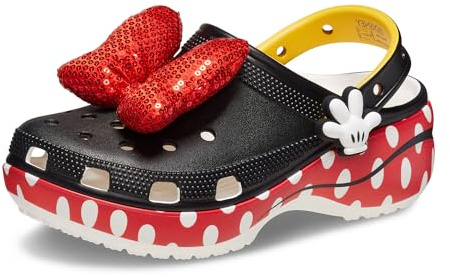 Crocs Minnie Mouse Classic Platform Women's Clog White