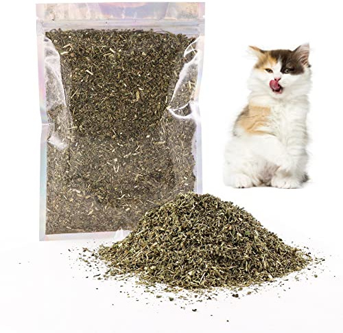 Dried Catnip, Natural Catmint, Used as a Snack or Filling Cat Toy, Delicately Dried and Sealed and Packaged for Easy Preservation (50g)