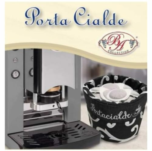 Russo Tessuti Centrotavola Contenitore Cucina Porta Cialde caffè Oggetti Zucchero Ghirigori Singolo Grigio