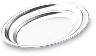 LACOR - 61850 - Fuente Oval INOX 18 CR. 50 cms.