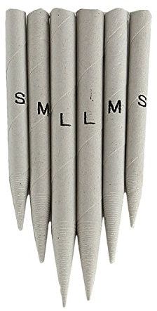 Jack Richeson Blending Tortillon Stomps, 6 Stück