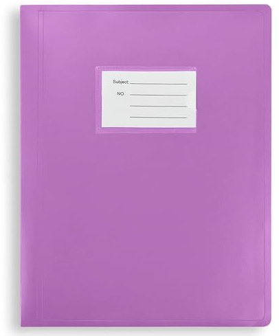 ARPAN Lot de 1 cahier de présentation 104 pochettes A4 208 côtés Violet