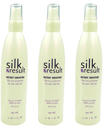 Joico Silk Result Instant Smoother Haarpflege Glätteisen Hitzeschutz 3x150 ml