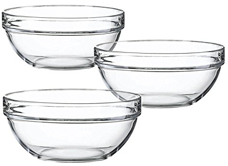 Luminarc Verre Empilable Bol rond 6.5 Inch, Set of 6