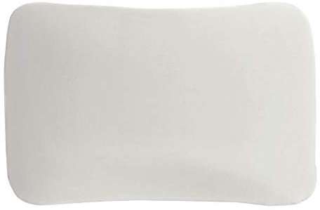 Edda Lux Bezug passend für Tempur Arch und Tempur Symphony S und M Schlafkissen, Softer Jersey Kissenbezug mit Reißverschluss, aus 100% Baumwolle, in Weiß