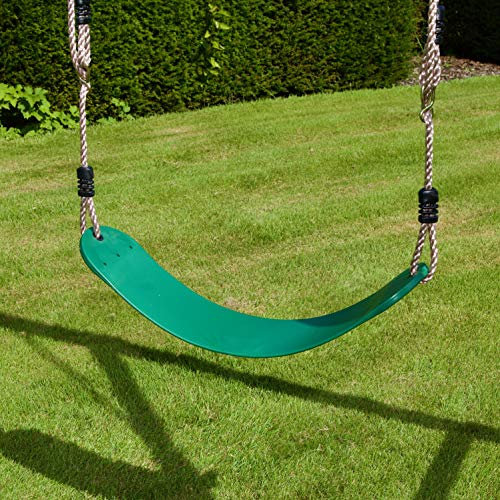 Rebo® Children’s Flexible Belt Sling Wraparound Swing Seat – Green | OutdoorToys | Replacement EVA Swing, Fits Most Kids' Swing Frames and Climbing Frames