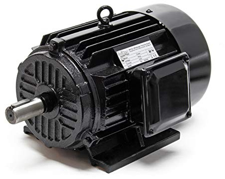 Wiltec Elektromotor 400 V 3 kW (4 PS) 3-phasig 2-polig E-Motor in Bauform B3 2830 U/min mit Aluminiumwicklung, Drehstrommotor