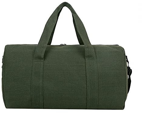 DONGKER Travel Bag, Groß 55L Canvas Reisetasche, wasserdichte Handtasche Seesack Sporttasche für Männer, Frauen, Fitnessstudio, Sport