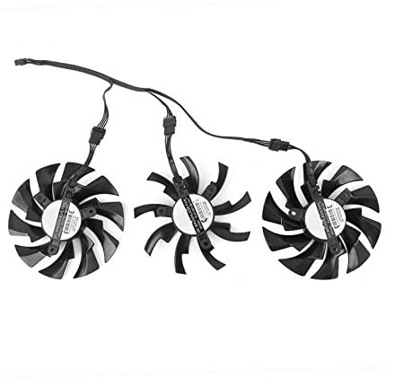 YOUMEINU 95MM PLD10015B12H Cooling Fan Replacment Compatible For Gigabyte AORUS GeForce RTX 2060 2070 2080 Ti SUPER 8G Graphics Card perfection (Blade Color : 3Pcs)