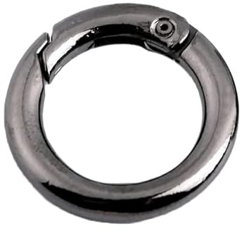 1 Ring Karabiner Innen-Ø Größenwahl Farbwahl Metall Ringkarabiner Schlüssel