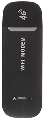 4G LTE USB Modem,Mobile Internet Devices SIM Card Slot,High Speed Portable Travel Hotspot Mini Router,Up to 10 Users,Black