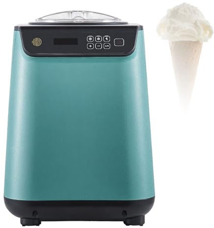FURLOU Sorbetière entièrement Automatique avec compresseur, Machine à Yaourt glacé Gelato Sorbet, opération en Un clic, Affichage LED, Nettoyage Facile, pour Restaurants, magasins de Desserts, cafés