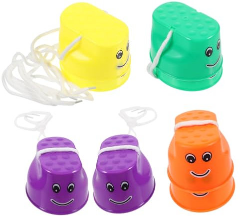 BCOATH 4 Stelzen Sportspielzeug Für Kinder Outdoor- Für Kinder Outdoor-spielset Für Kinder Minispielzeug Für Kinder Außenspielzeug Für Kleinkinder Plastik