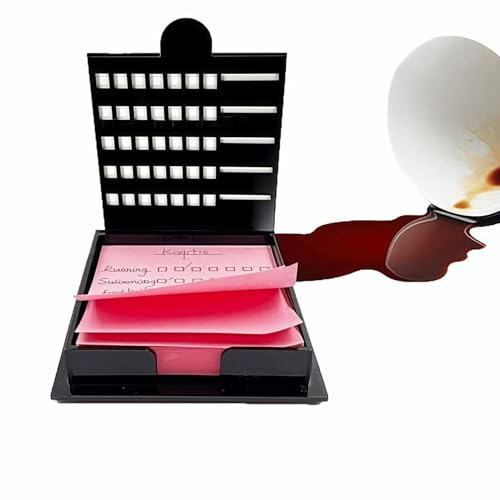Post it Note Dispenser,Sticky Note Holder Cute for Desk Office(1 Set)