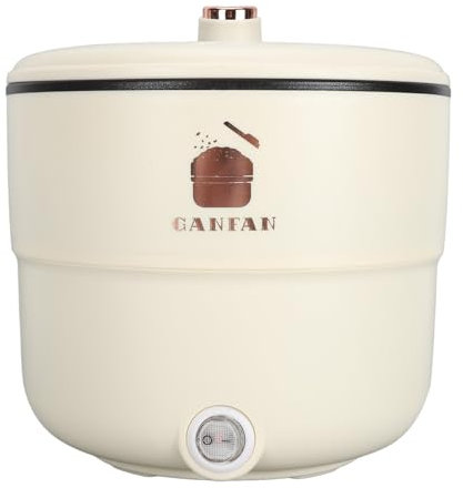 Pentola Elettrica 1,8 L con Doppio Strato di Cottura per Pasti Veloci in 450 W Pentola da Viaggio per Zuppa, Pasta, Cottura Sana per Famiglia, Campeggio, Single