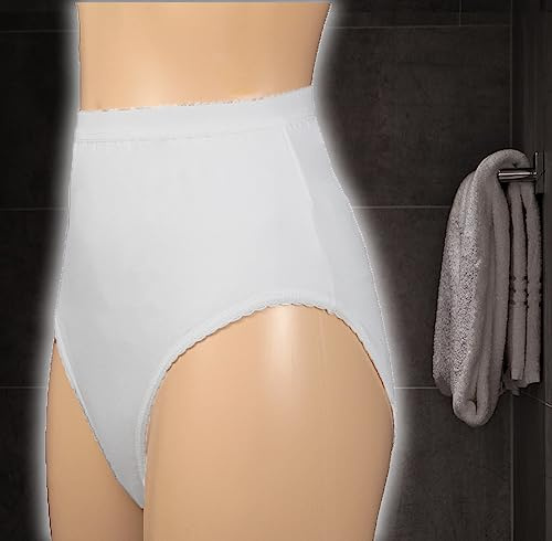P&S Healthcare - Ladies Protective Pant - Washable Incontinence Brief - Ideal for IBS - Black and White