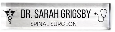 Personalized Medical career Name Plaque, Nursing Doctor Medical Physician desk name plate, Nurses Graduation Gift, Doctors Desk Decor