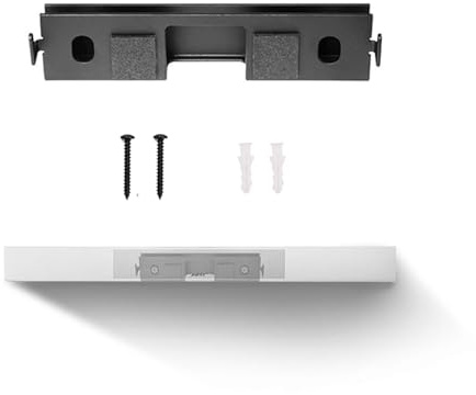 EUGOOCX Staffa di montaggio a parete per canale centrale compatibile con sistema di intrattenimento domestico Bose OmniJewel Lifestyle 650, nero