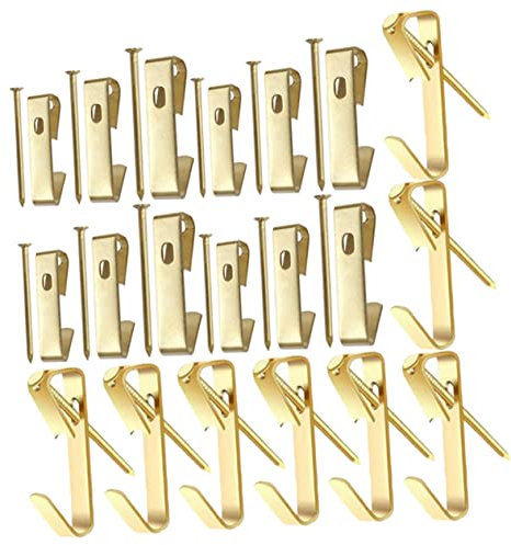 Gadpiparty Kleiderbügel Für Kunstwerke 130 Stück Kleiderhaken Für Bilderrahmen Multifunktional Zum Aufhängen An Der Mit Schraube Für Die Inneneinrichtung