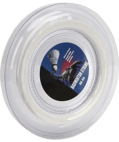 Acouto Equipo de Bádminton y Tenis Cuerda, Línea de Reemplazo de Fibra de Resina Resistente de Alta Elasticidad de 0,7 Mm con Revestimiento de Superficie para Mayor Jugabilidad y Durabilidad 200 M