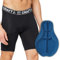 Craft Herren Radunterhose Greatness Bike Shorts M bl/White XL, Black/White, XL, 1905034-9900-7