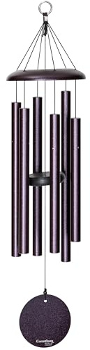 Corinthian Bells by Wind River - 30 inch Plum Wind Chime for Patio, Backyard, Garden, and Outdoor Decor (Aluminum Chime) Made in the USA