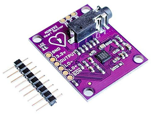 Hailege AD8232 Herzfrequenzmesser Sensor EKG-Messung Entwicklungsboard