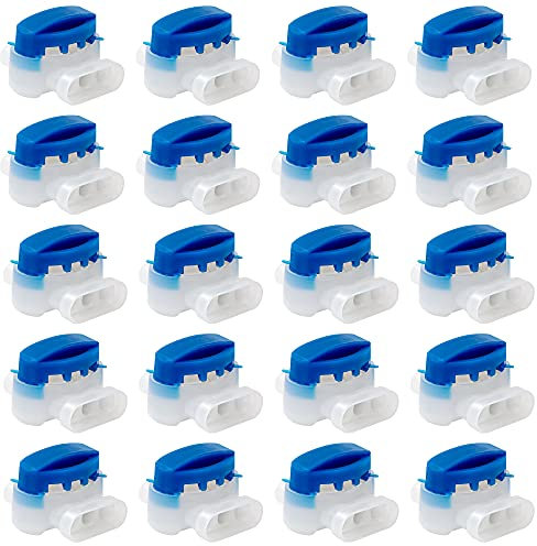 QIMEI-SHOP Morsetti per Cavi Impermeabile Connettore Cavo Riempito di Gel Resina per Rasaerba Robot Giardino Outdoor Husqvarna Automower 20 Pezzi