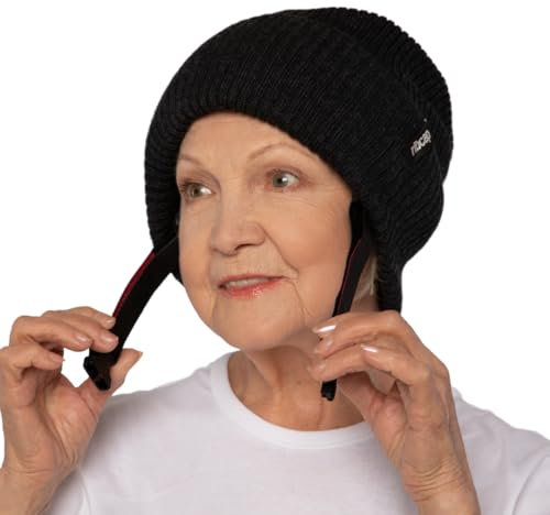 Ribcap Lenny Medical Grade Protective Helmet | Anthracite | Medium (Head Circumference 56-58 cm) | Soft Helmet for Epilepsy | Protective Hat for Seizures | Fashionable and No Stigma