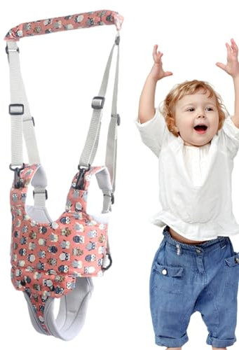 Arnés para caminar para niños pequeños, Asistente de mano ajustable para niños pequeños, Andador portátil para niños, ayuda para aprender a caminar, ayuda para niños y niñas de 6 a 24 meses Buniq