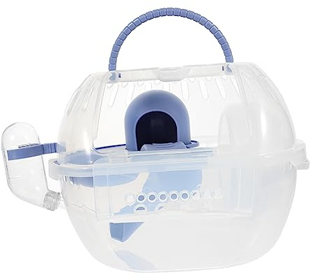 MERRYHAPY Hamster Cage Hamster Transport Unit Hideaway Playhouse Rat Carriers Small Animal Carrier Carrying Cases Small Rodent Carrier Rat Cage Pp Travel Pet Hedgehog