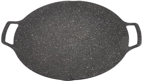 Cocoarm Piastra Coreana in Lega di Alluminio, 36 cm, Antiaderente, per Campeggio e Attività all'Aperto