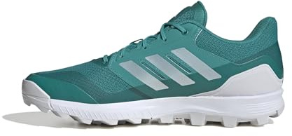 adidas Unisex Flexcloud Hockey-Schuhe, Pure Teal/Zero met./Dash Grey, 46 EU
