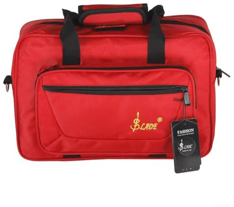 Oboe Klarinetten-Koffer, Aufbewahrungstasche, mit weichem Schulterriemen, mit zusätzlicher Schwammpolsterung, großzügige Speicherkapazität