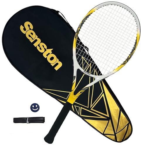 Senston Raqueta de tenis de 68,6 cm, raqueta de entrenamiento profesional para mujer y hombre