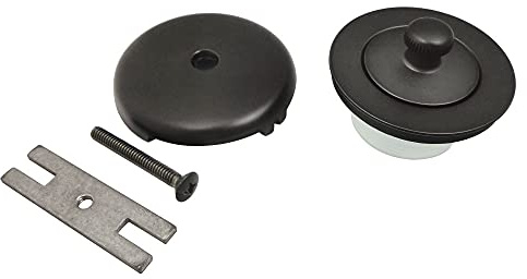 Kingston Brass DLT5301A5 Lift and Turn Tub Drain Kit, Oil-Rubbed Bronze, 3-1/8-Inch