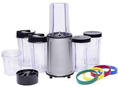 Batidora Tristar BL-4445 – Conjunto completo de 17 piezas – para ingredientes secos y húmedos
