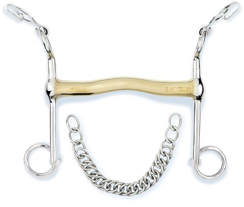 Stübben 2290 Dressurkandare - 11,5 cm - 14 mm - Sweet Copper