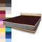 JONA SLEEP Topper-Bezug (80-90x200 cm) Dunkel-Braun, Topper Spannbettlaken Boxspringbett aus Baumwolle - Öko Tex - Topper Spannbetttuch für einfaches Beziehen (Schoko, 80-90x 200 cm)