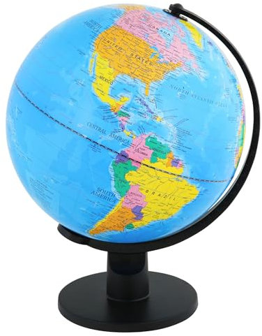TOPGLOBE 30cm World Globe Educational Political Map (30cm diameter)