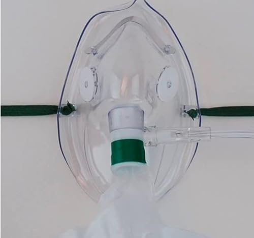 Masque à Oxygène avec Tubulure à Oxygène PRO-Breathe - Haute Concentration - Adulte - Vendu à l'unité - X1PB-333001