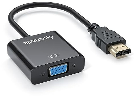 dynattenik HDMI zu VGA Video-Konverter mit Audio für Computer (1080p 60Hz, HD2VGA-II)