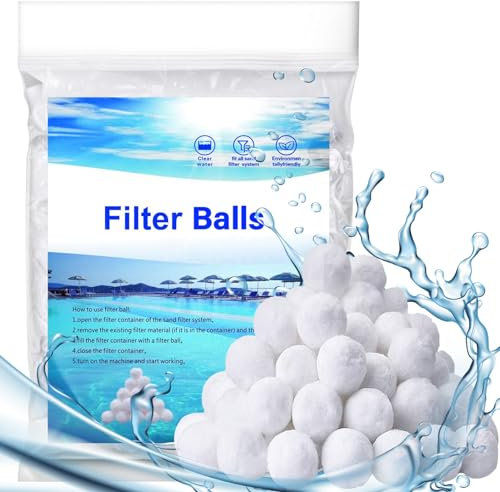 Filterbälle Pool, 700g Filterbälle für Sandfilteranlagen, Kann 28Kg Filtersand Und Quarzsand für Pool, Schwimmbad, Filterpumpe, Aquarium