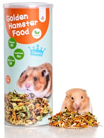 Niteangel Hamster Food & Treats Toy - Small Animal Natural Food for Syrian Golden Hamsters or Other Small-Sized Pets