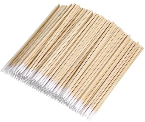 1000 Stück Wattestäbchen, Wattestäbchen, Wattestäbchen, Bambus-Wattestäbchen für vielseitige Verwendung, perfekt für Schönheit, Make-up, Reinigung und Basteln, umweltfreundliche Bambusstäbe für alle