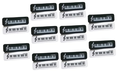 DIYEAH 20 St Små Pianotavlaformade Suddgummi för Hem Klassrum Söt Belöning för Studenter Portabel att Använda