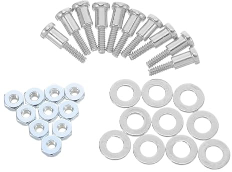 iplusmile 10set Viti di Serraggio per Asta di Regolazione del Tagliacapelli Viti di Ricambio per Tagliacapelli Dadi e Guarnizioni di Ricambio Compatibili con Modelli 1919 8504 8148 8591